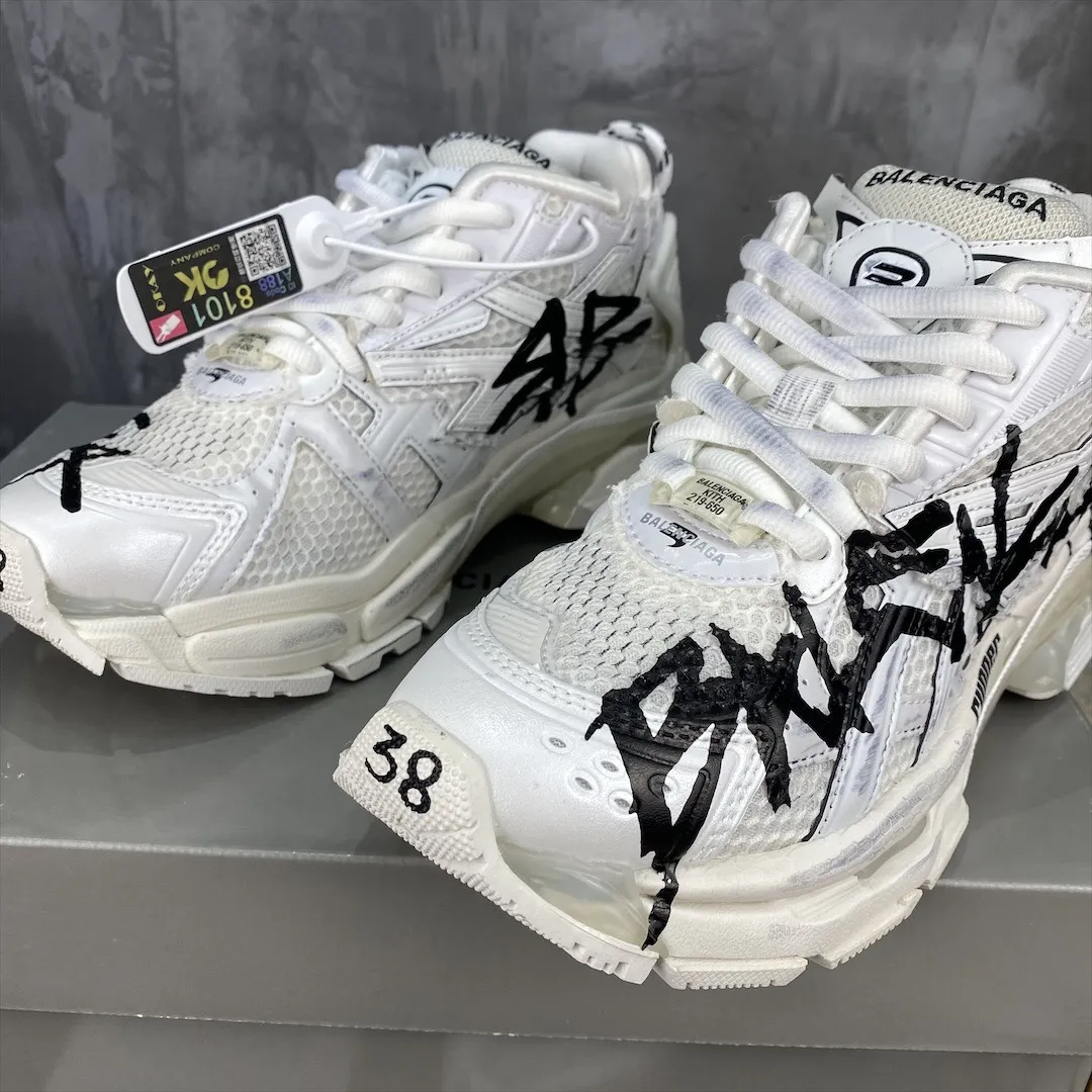 StreetReady Balenciaga Runner White Mesh Sneakers –  Replica Sneakers & Balenciaga Runners Replica 719