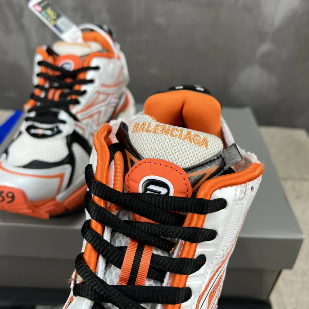 Balenciaga Runner White Orange Replica Sneakers –  Rep Shoes for Sale HighQuality 700