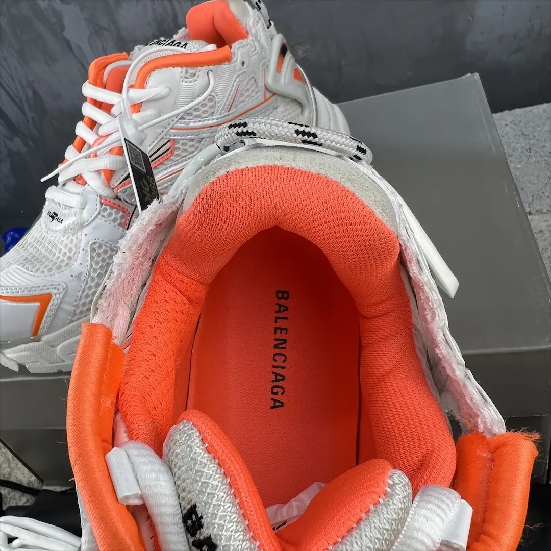 Tailored Balenciaga Runner White Orange Replica Sneakers –  Rep Shoes 714