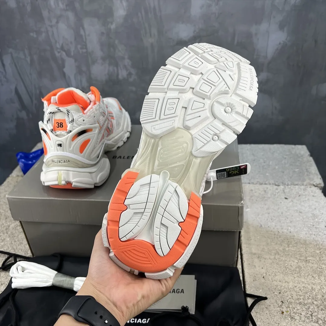 Tailored Balenciaga Runner White Orange Replica Sneakers –  Rep Shoes 714