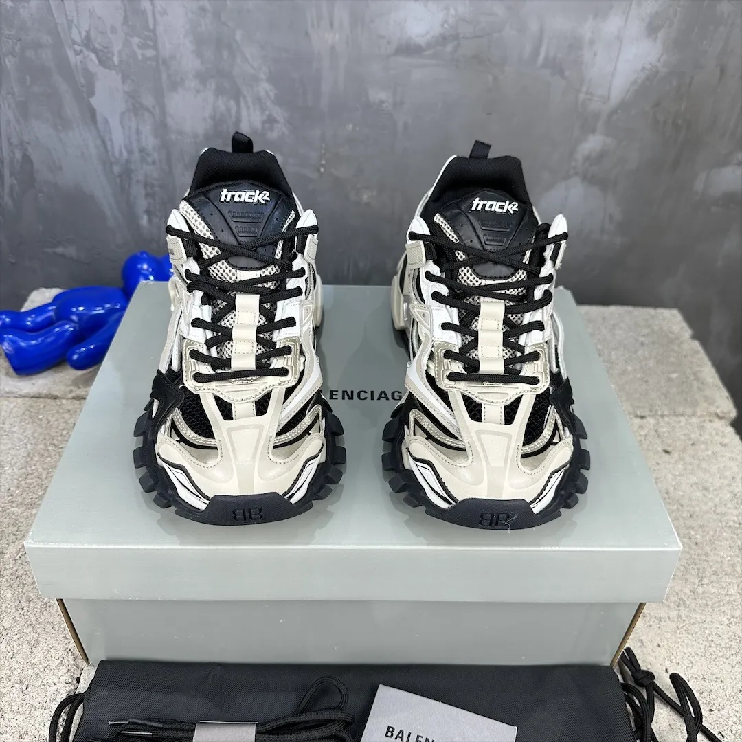 Balenciaga Track 2 Beige Black Replica Sneakers –  Rep Shoes Durable 735