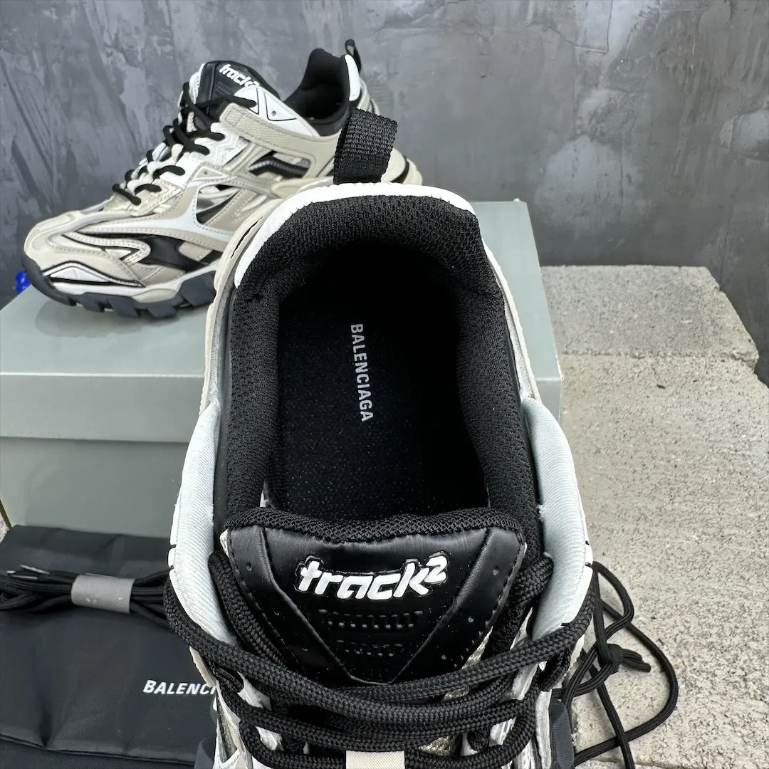 Balenciaga Track 2 Beige Black Replica Sneakers –  Rep Shoes Durable 735