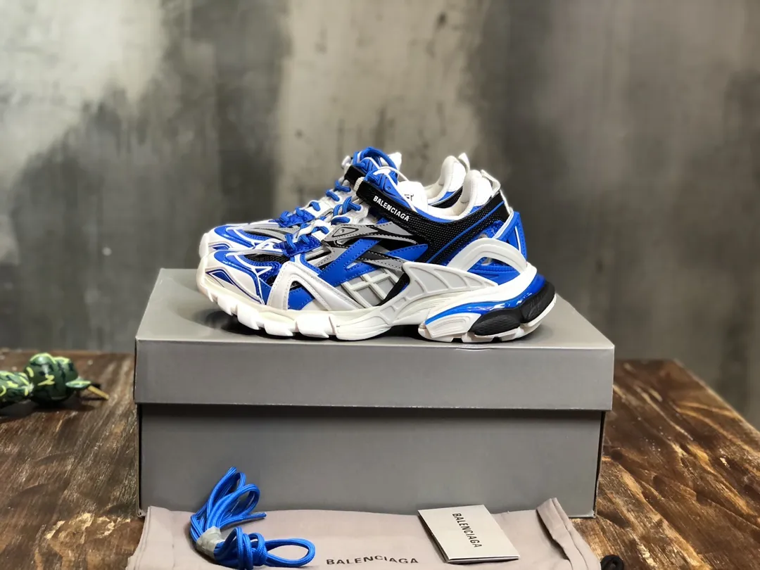 Balenciaga Track 2 Blue White Replica Sneakers –  Rep Shoes WeatherProof 732