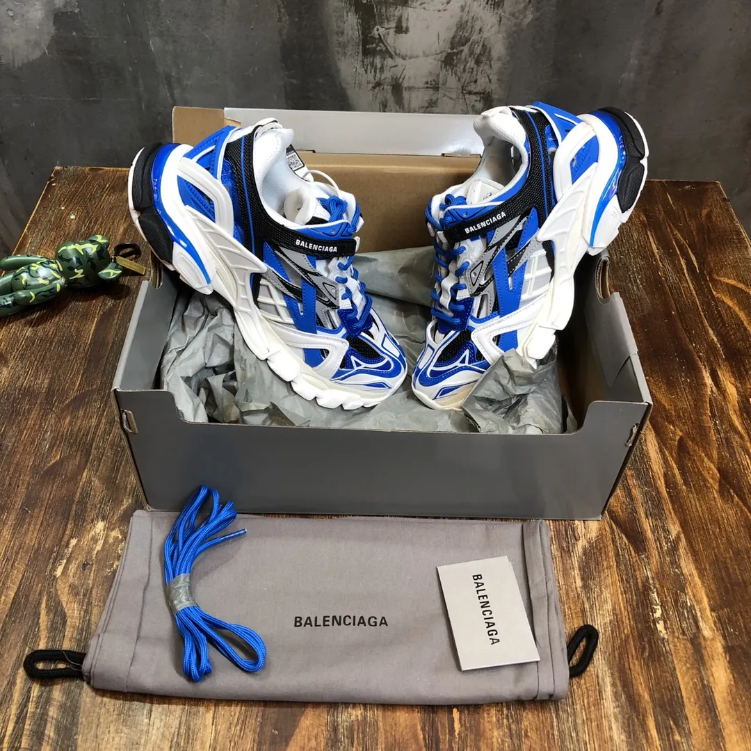 Balenciaga Track 2 Blue White Replica Sneakers –  Rep Shoes WeatherProof 732