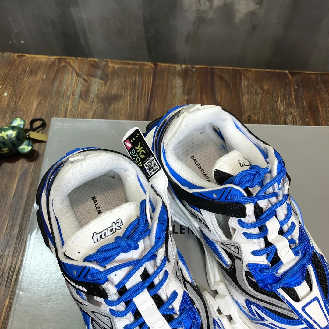 Balenciaga Track 2 Blue White Replica Sneakers –  Rep Shoes WeatherProof 732