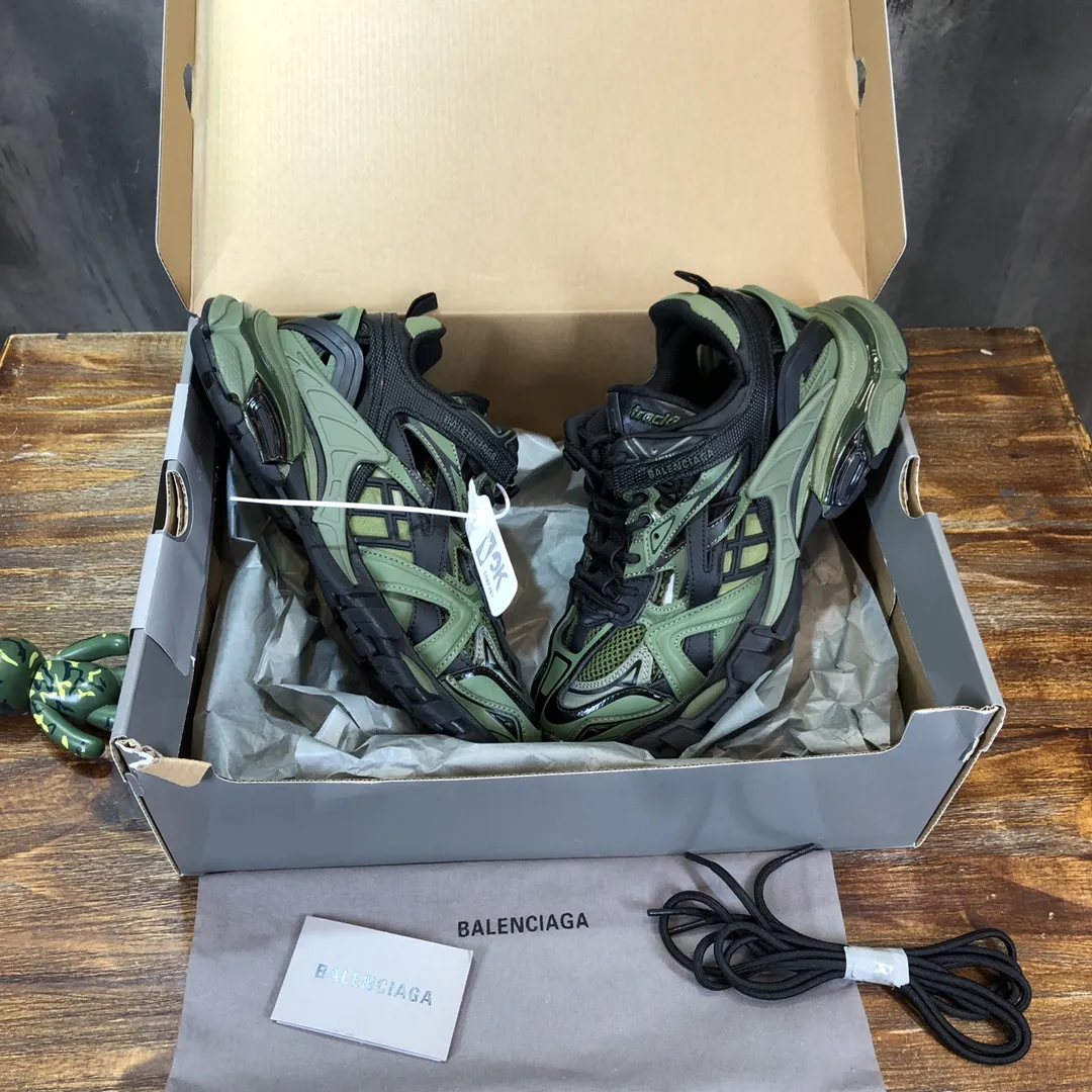 StreetReady Balenciaga Track 2 Green Replica Sneakers –  Rep Shoes 740