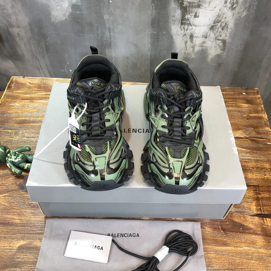 StreetReady Balenciaga Track 2 Green Replica Sneakers –  Rep Shoes 740