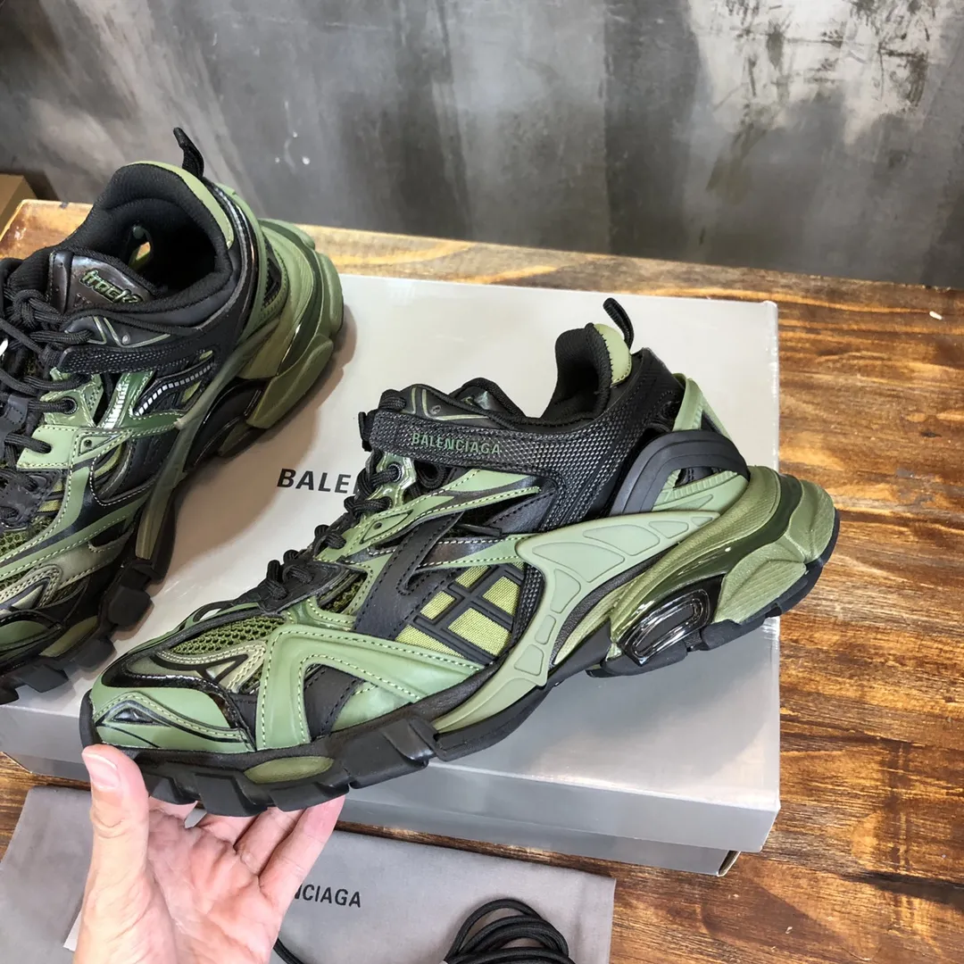 StreetReady Balenciaga Track 2 Green Replica Sneakers –  Rep Shoes 740