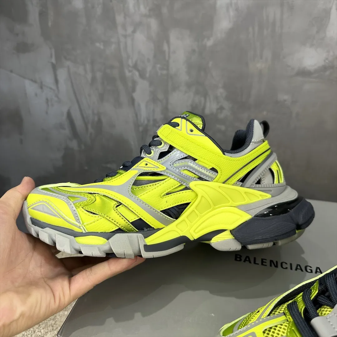 UrbanStyle Balenciaga Track 2 Neon Yellow Replica Sneakers –  Rep Shoes 746