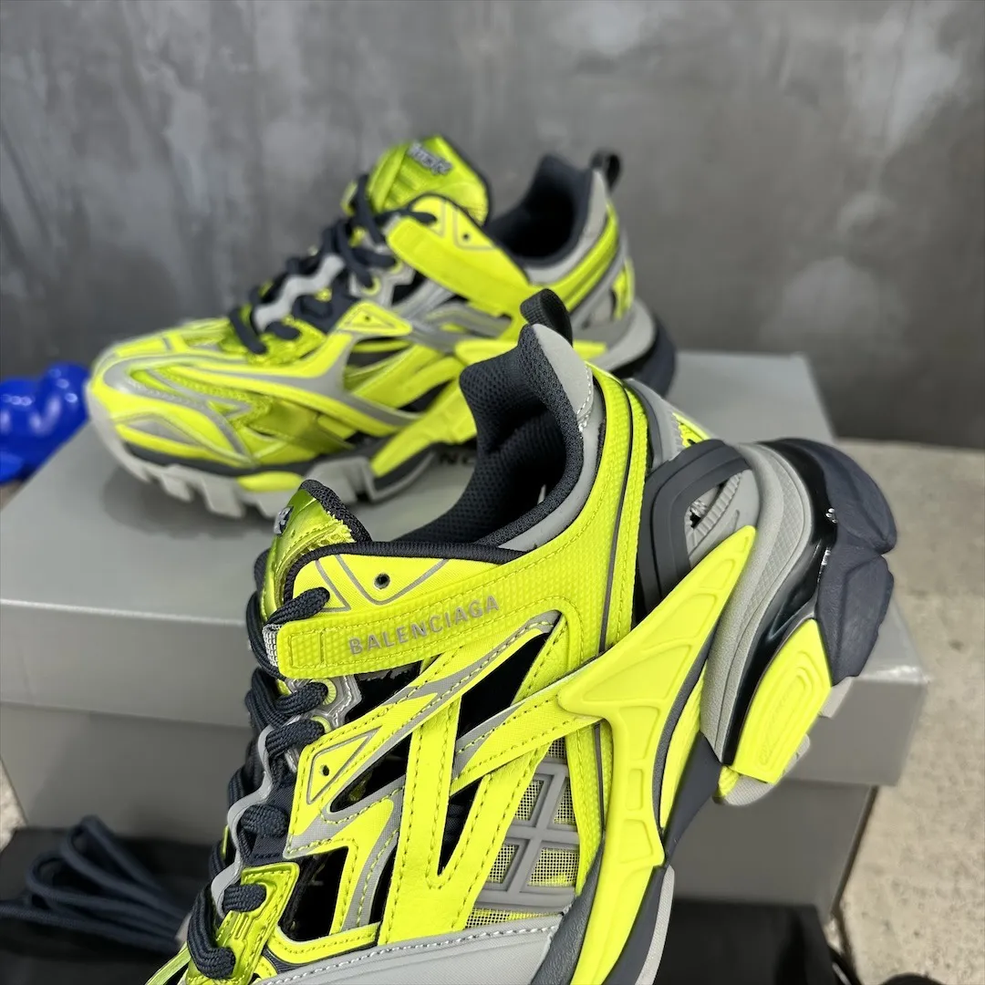 UrbanStyle Balenciaga Track 2 Neon Yellow Replica Sneakers –  Rep Shoes 746