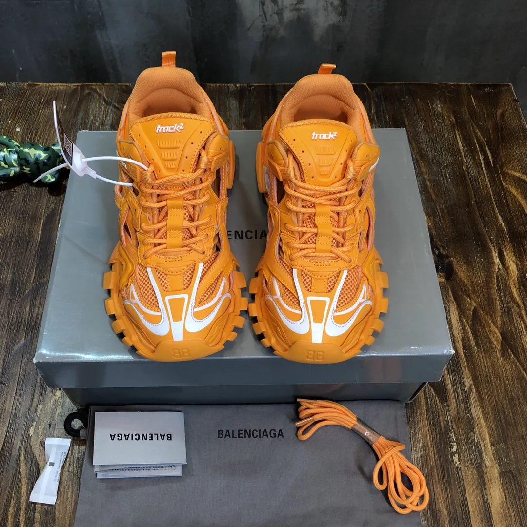 Balenciaga Track 2 Orange Replica Sneakers –  Rep Shoes Timeless 731
