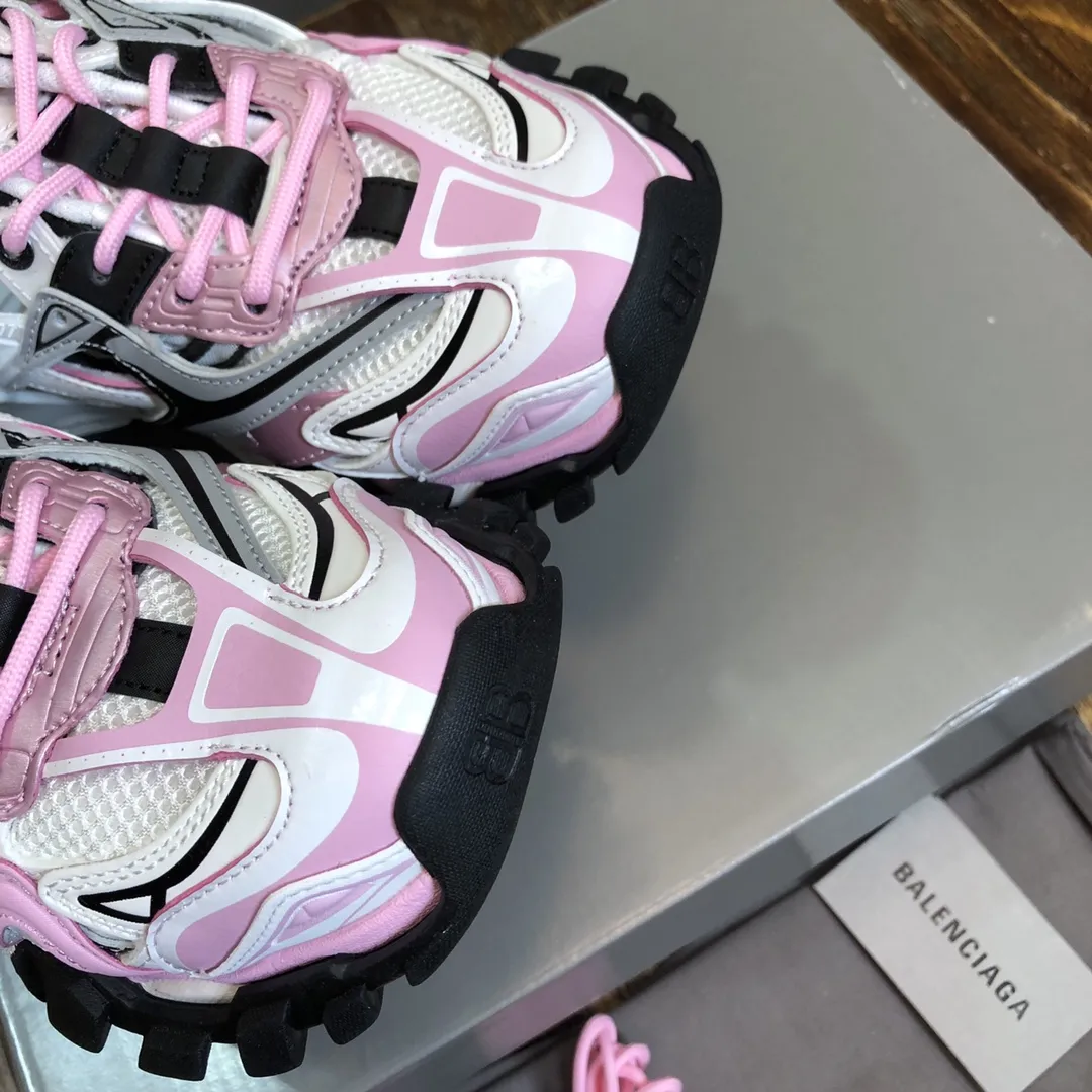 FastDry Balenciaga Track 2 Pink White Replica Sneakers – Balenciaga Shoes Copy 738