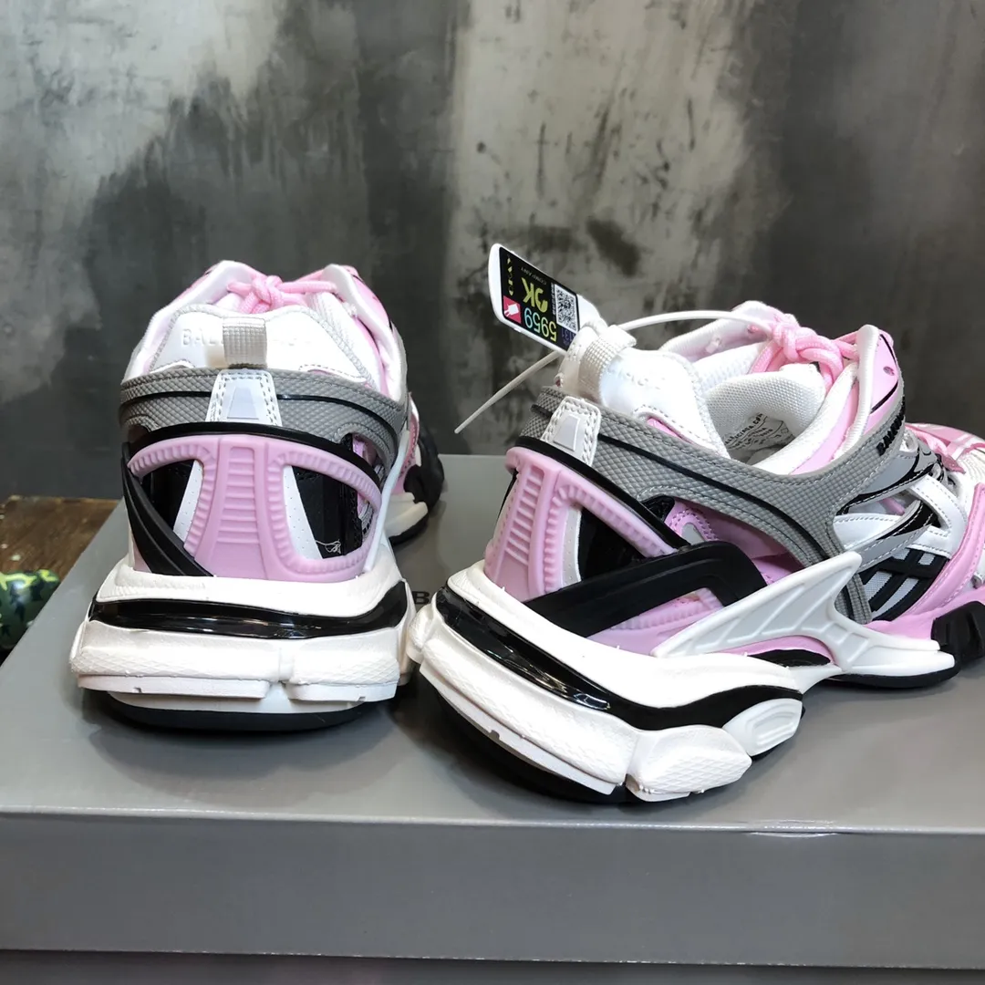 FastDry Balenciaga Track 2 Pink White Replica Sneakers – Balenciaga Shoes Copy 738