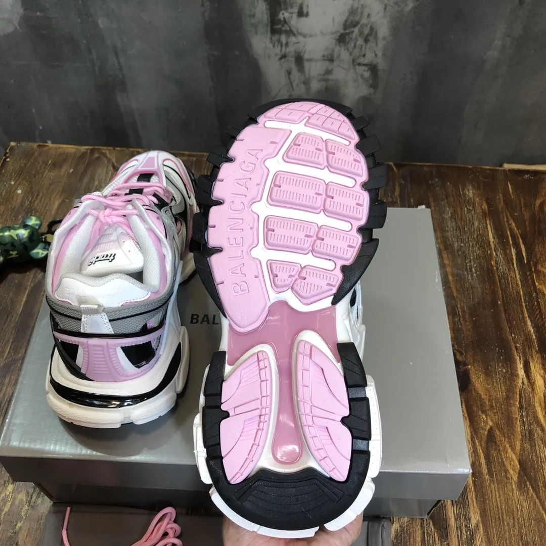 FastDry Balenciaga Track 2 Pink White Replica Sneakers – Balenciaga Shoes Copy 738