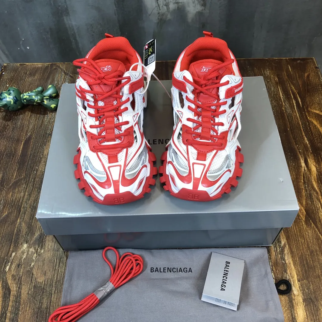 ModernLook Balenciaga Track 2 Red White Replica Sneakers –  Rep Shoes 741