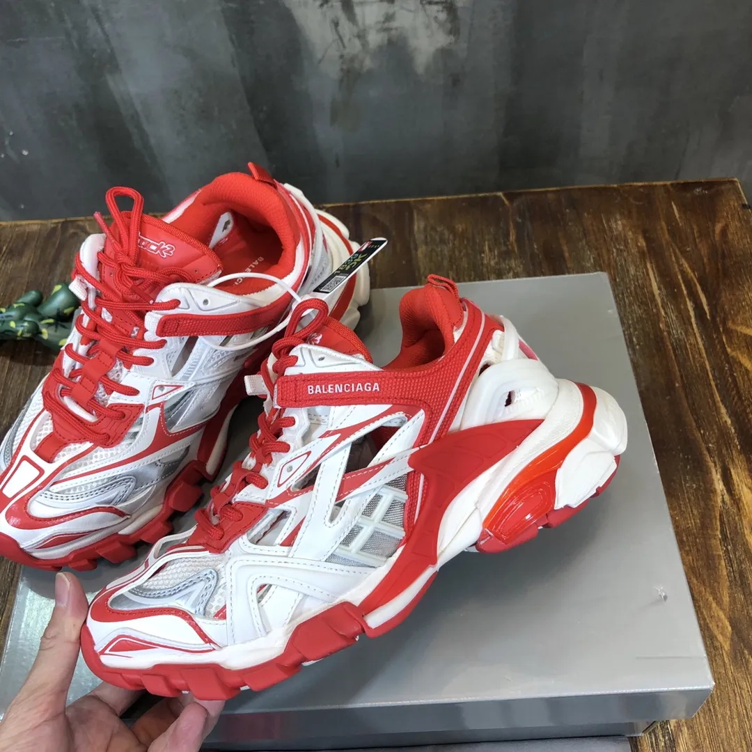 ModernLook Balenciaga Track 2 Red White Replica Sneakers –  Rep Shoes 741