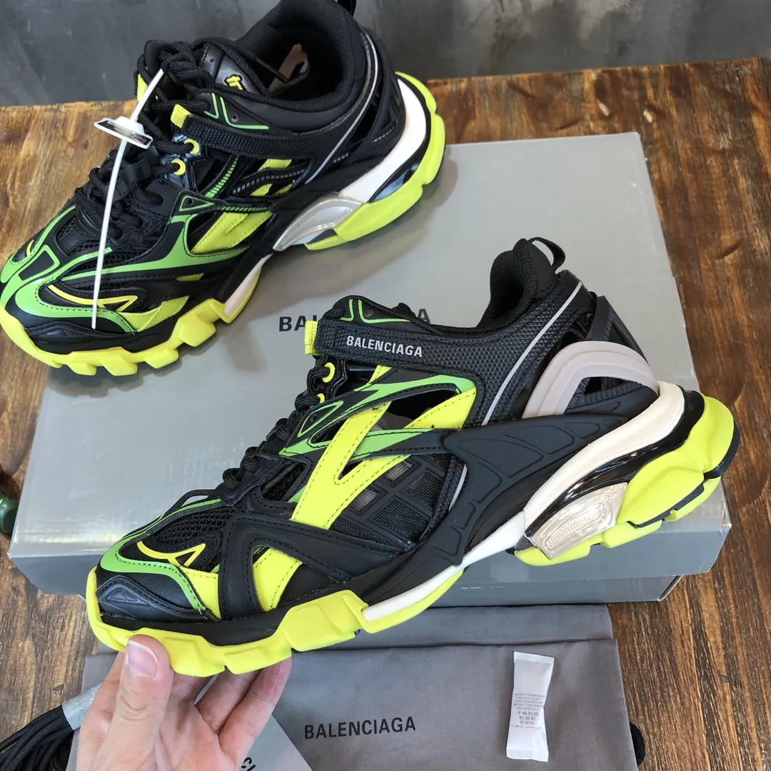 Bright Balenciaga Track 2 Sneakers Black Yellow – Replica Sneakers & Balenciaga Shoes Copy 743