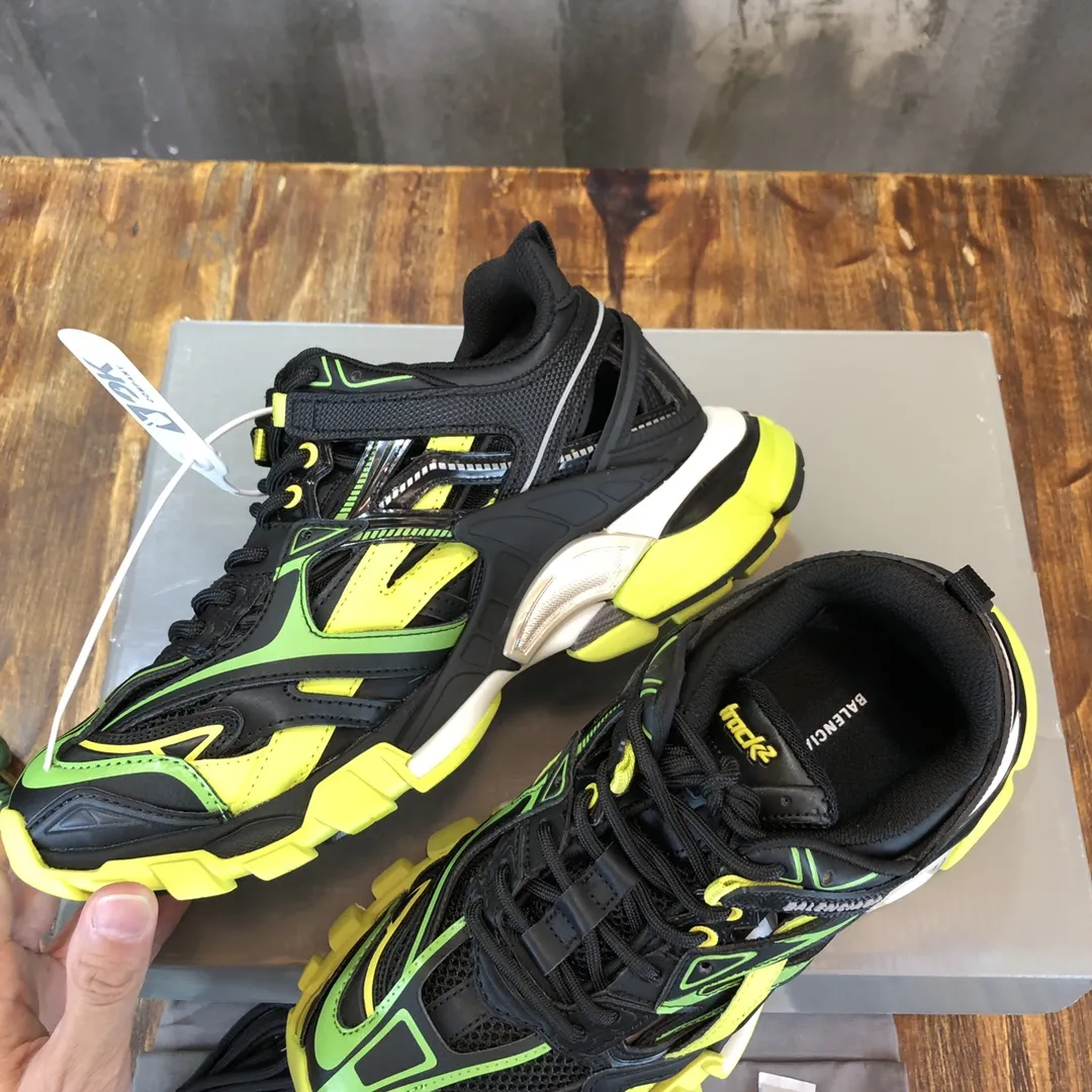Bright Balenciaga Track 2 Sneakers Black Yellow – Replica Sneakers & Balenciaga Shoes Copy 743