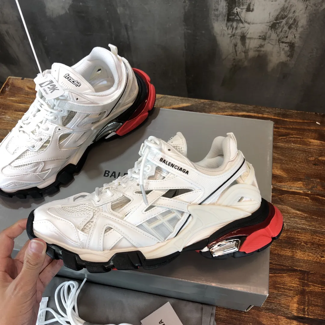 EasyCare Balenciaga Track 2 White Replica Sneakers –  Rep Shoes 747
