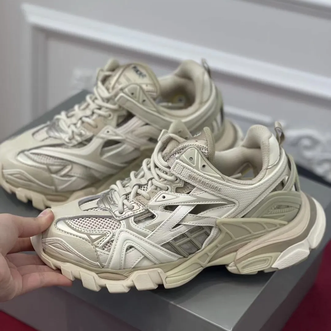 WeatherProof Balenciaga Track Trainer 3.0 Beige Replica Sneakers –  Rep Shoes Collection 756