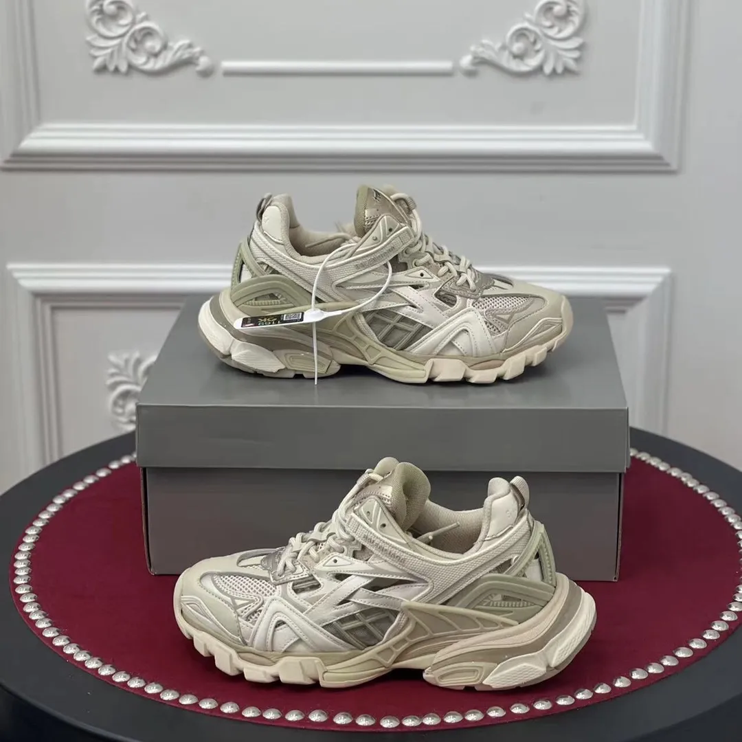 WeatherProof Balenciaga Track Trainer 3.0 Beige Replica Sneakers –  Rep Shoes Collection 756