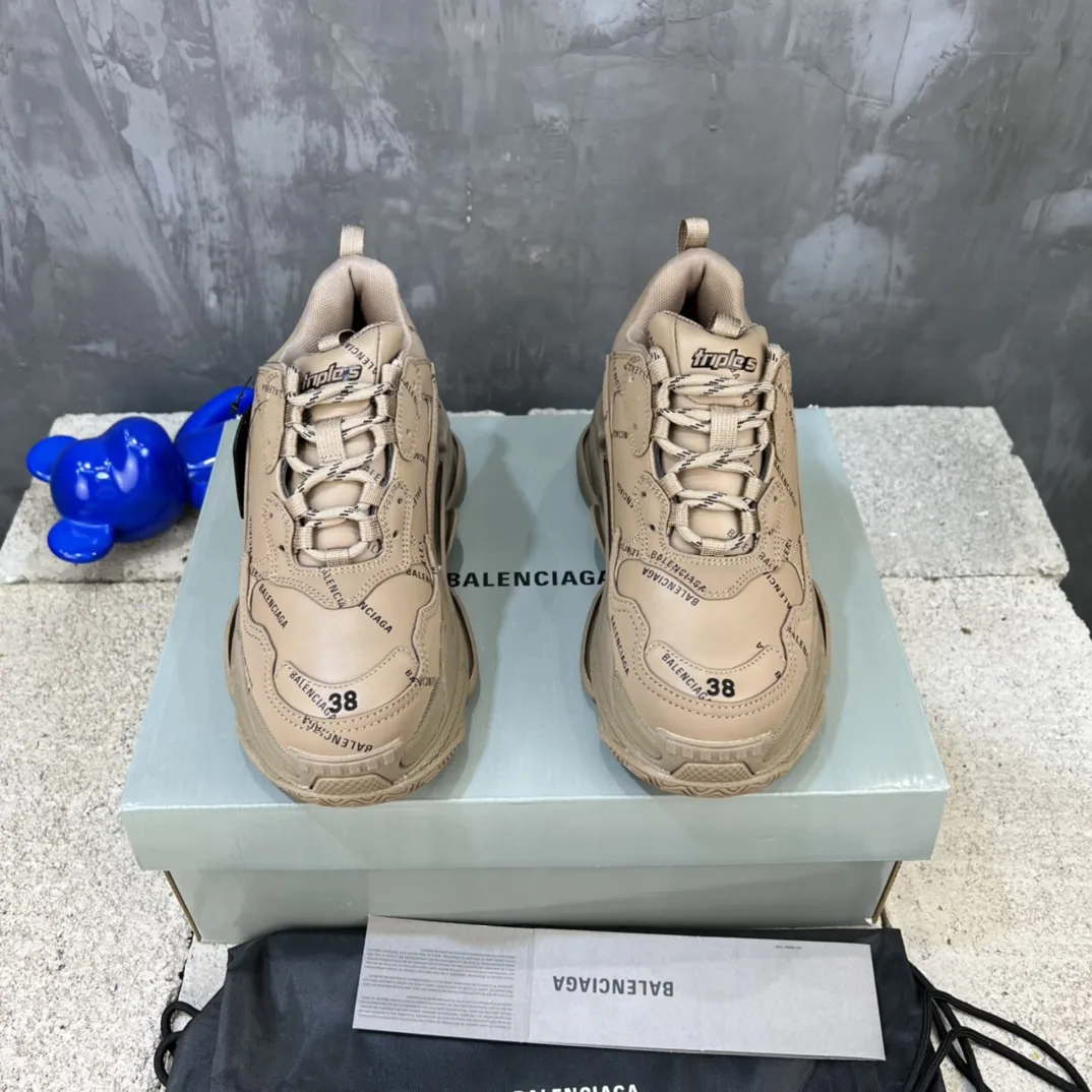 Balenciaga Triple S Beige Replica Sneakers –  Rep Shoes for Sale Sustainable 771