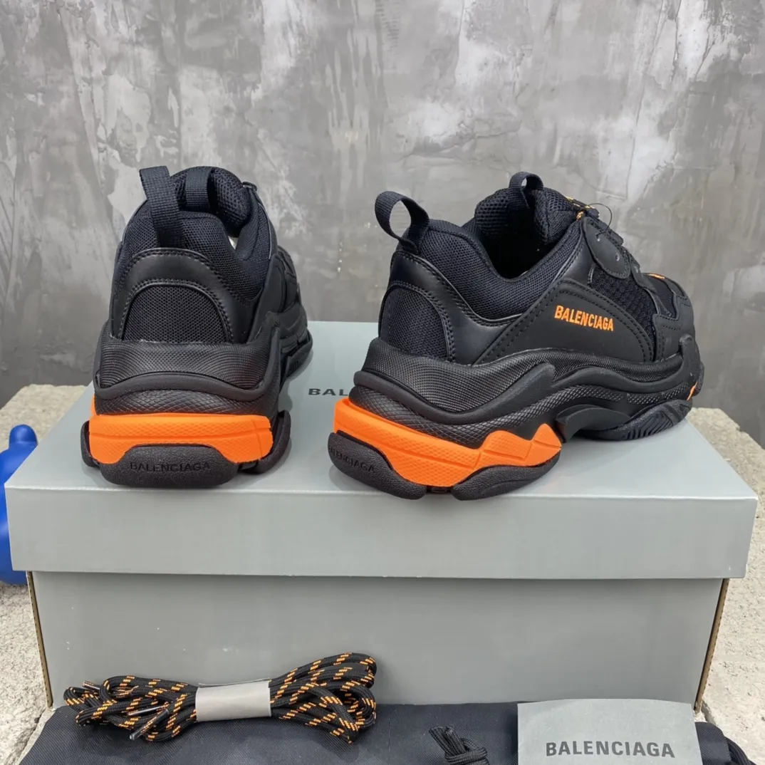 Balenciaga Triple S Black Orange Replica Sneakers –  Rep Shoes WellDesigned 773