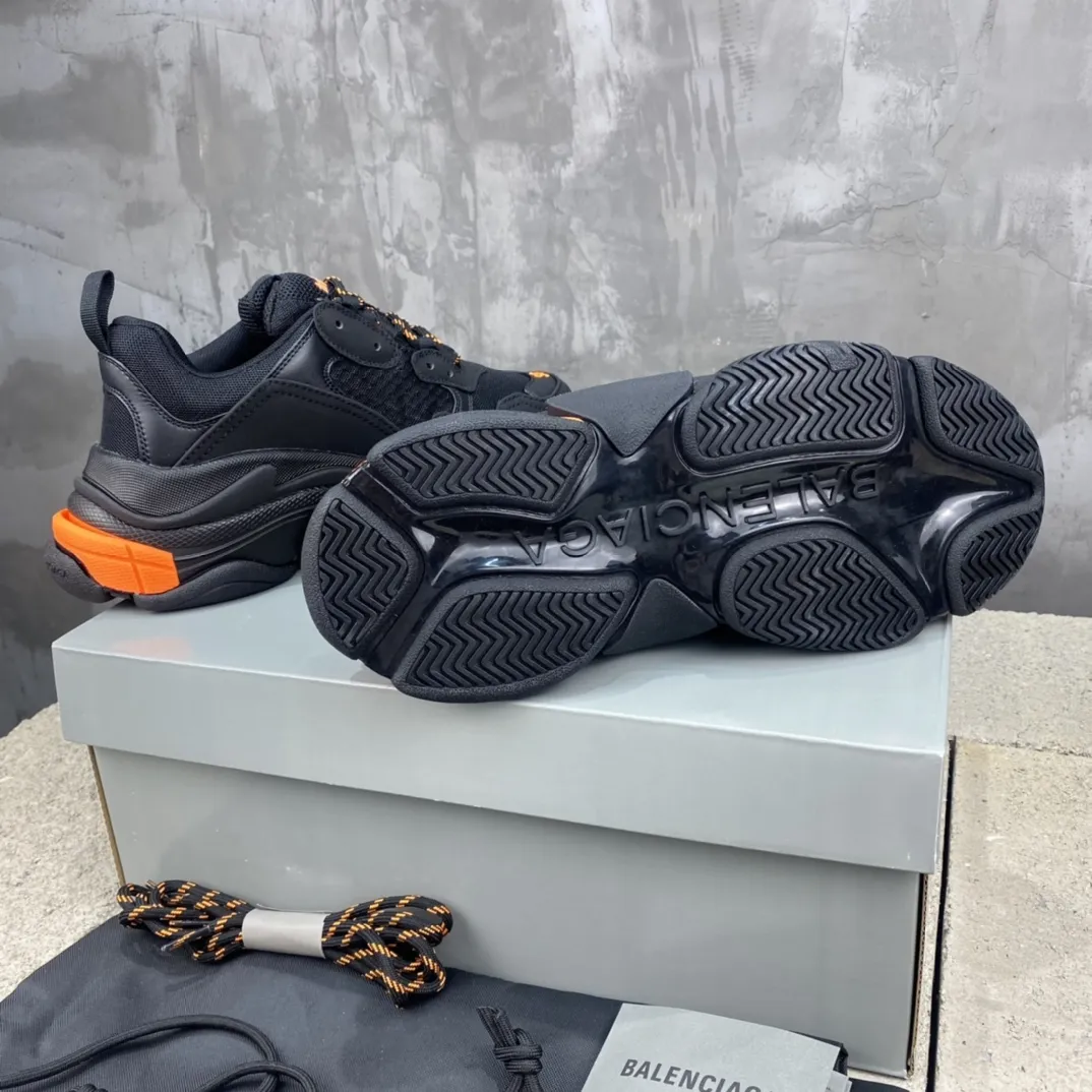 Balenciaga Triple S Black Orange Replica Sneakers –  Rep Shoes WellDesigned 773