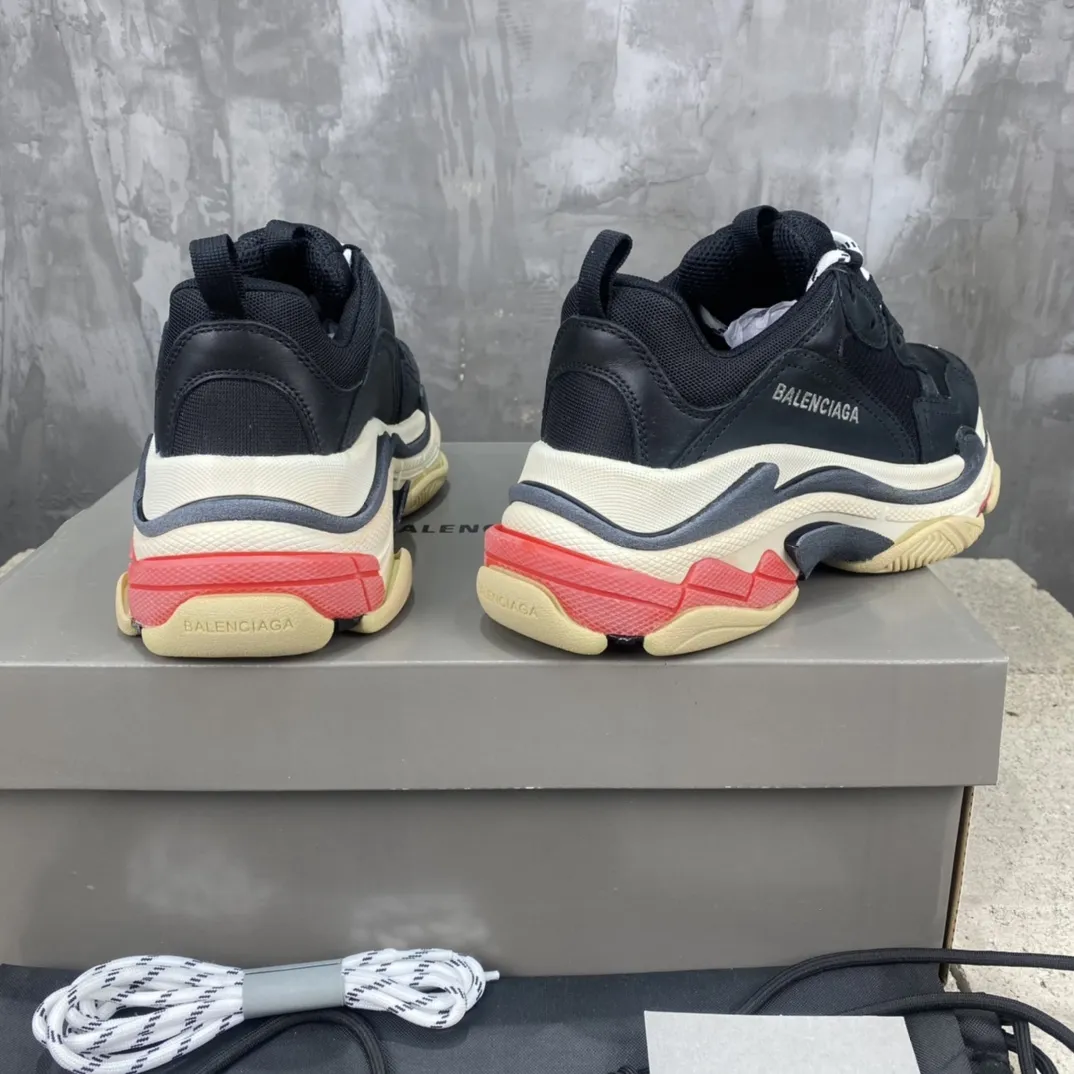 Balenciaga Triple S Black Red Replica Sneakers –  Rep Shoes Collection Chic 797