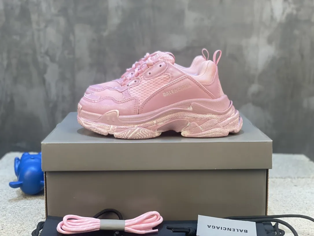 Balenciaga Triple S Pink Sneakers – High-Quality Replica Sneakers & Balenciaga Shoes Copy Casual 761