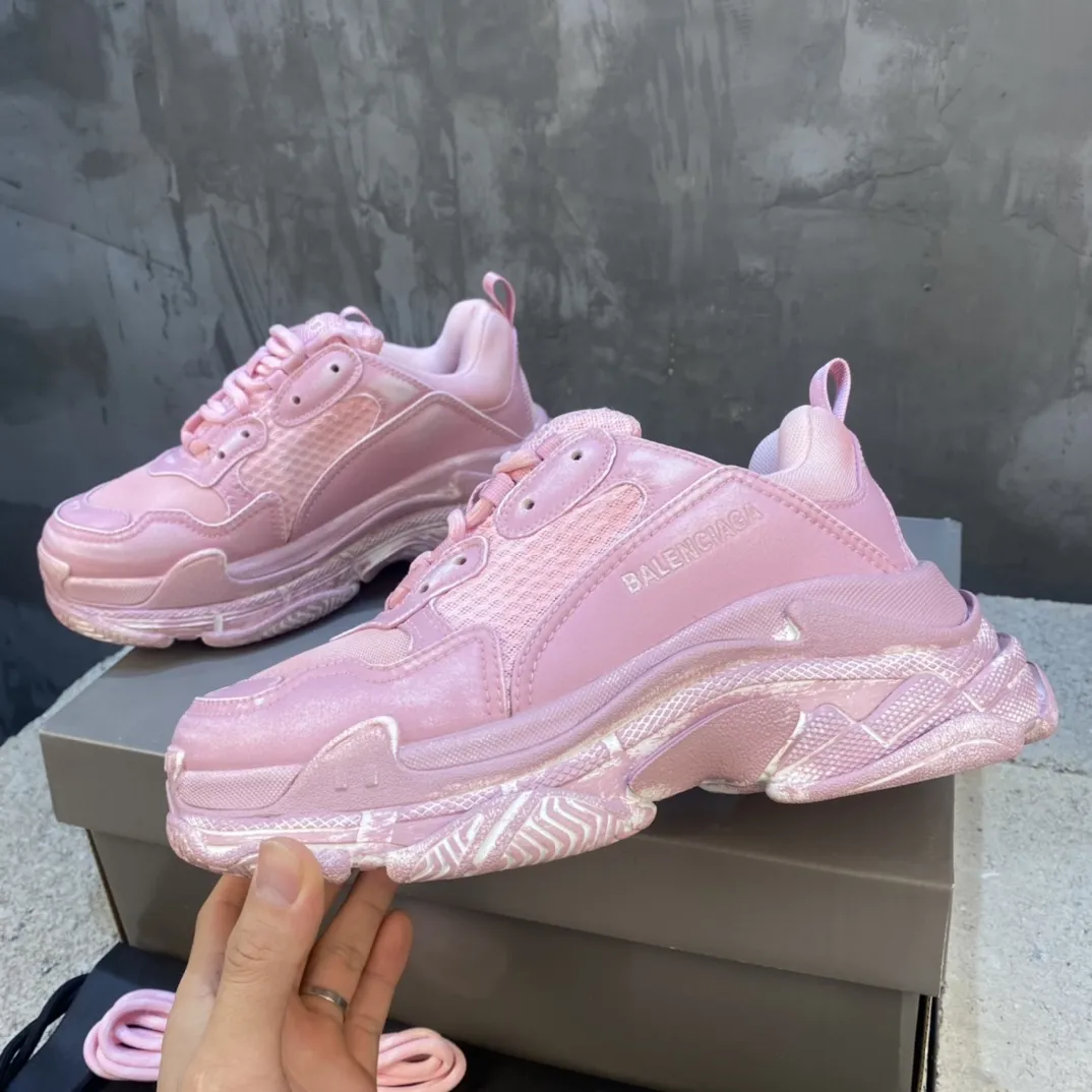 Balenciaga Triple S Pink Sneakers – High-Quality Replica Sneakers & Balenciaga Shoes Copy Casual 761