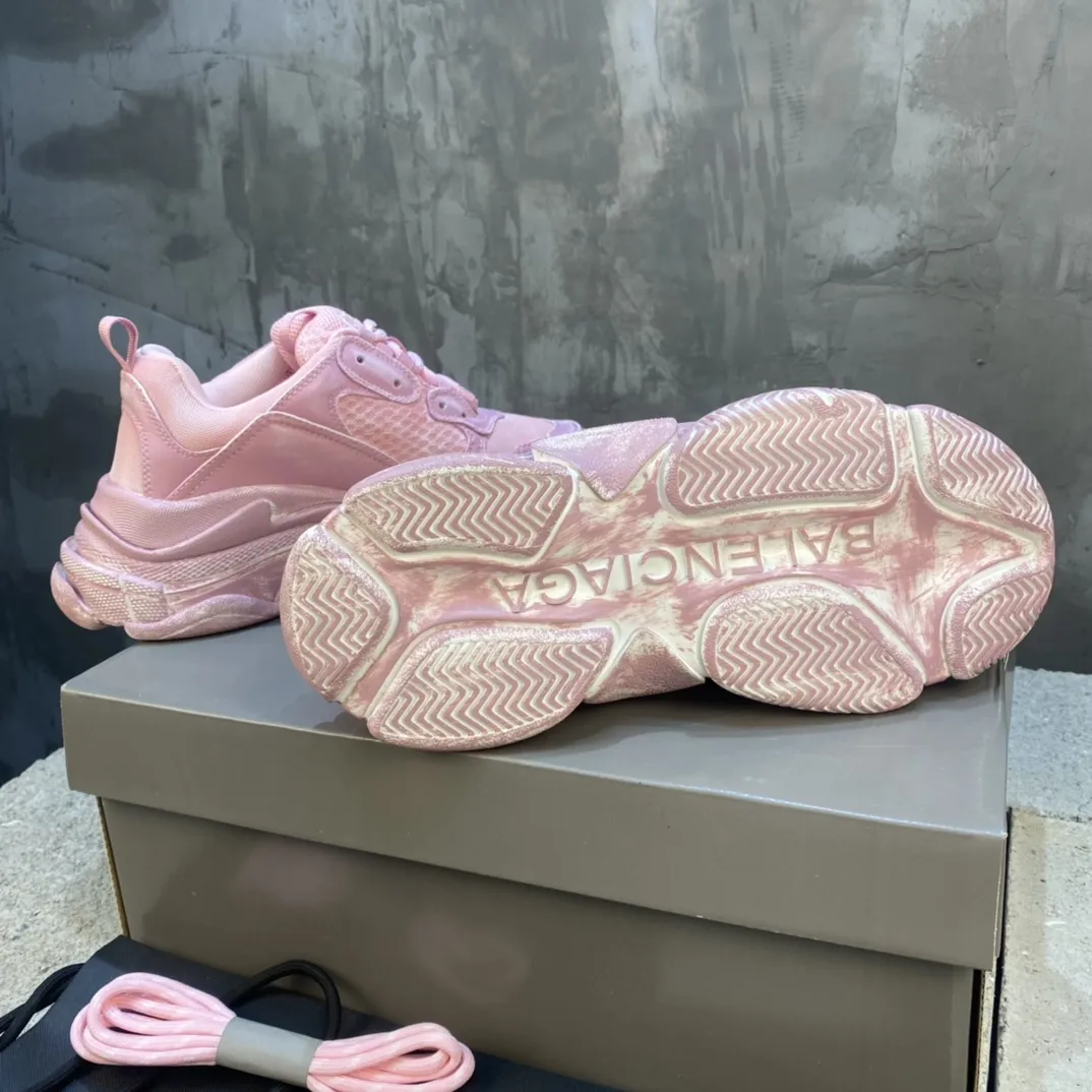 Balenciaga Triple S Pink Sneakers – High-Quality Replica Sneakers & Balenciaga Shoes Copy Casual 761