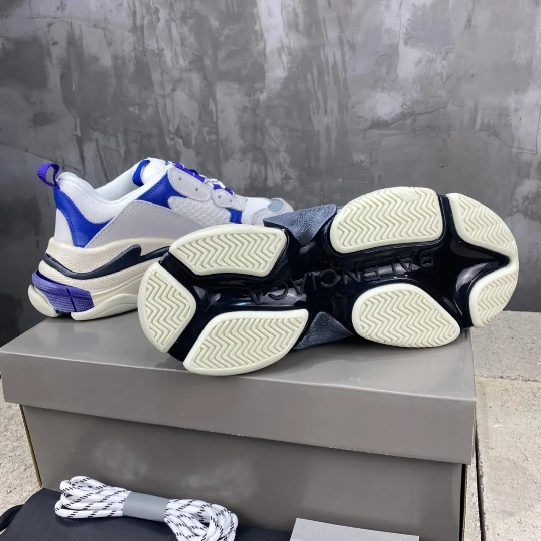 Balenciaga Triple S Purple White Replica Sneakers –  Rep Shoes Collection Durable 795