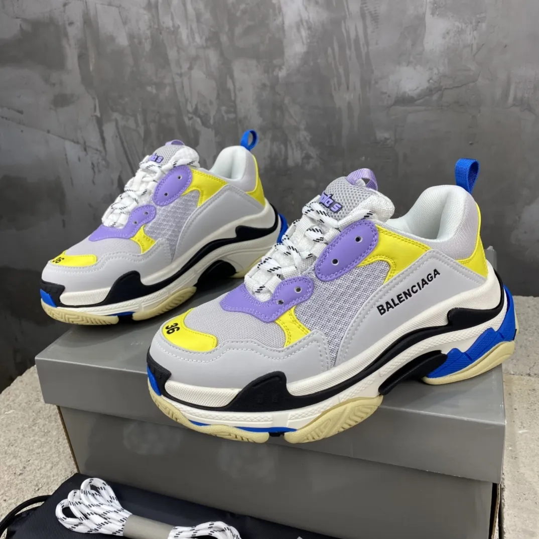 Balenciaga Triple S Sneakers Purple Yellow – Replica Sneakers & Balenciaga Replica Shoes SmartChoice 772