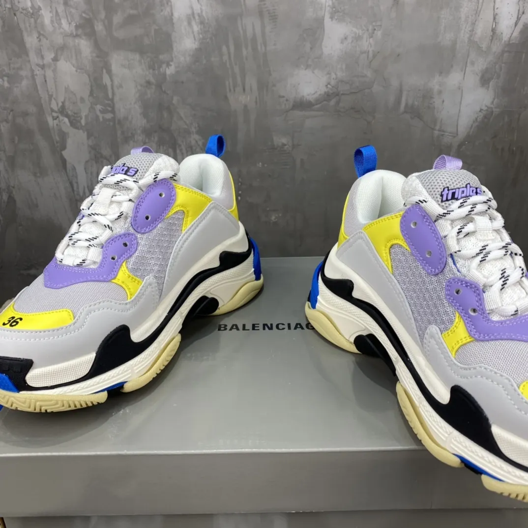 Balenciaga Triple S Sneakers Purple Yellow – Replica Sneakers & Balenciaga Replica Shoes SmartChoice 772
