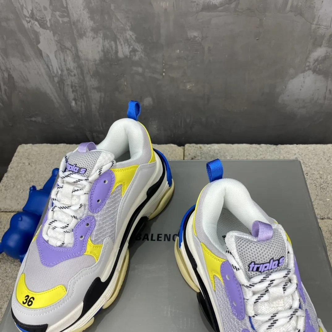 Balenciaga Triple S Sneakers Purple Yellow – Replica Sneakers & Balenciaga Replica Shoes SmartChoice 772