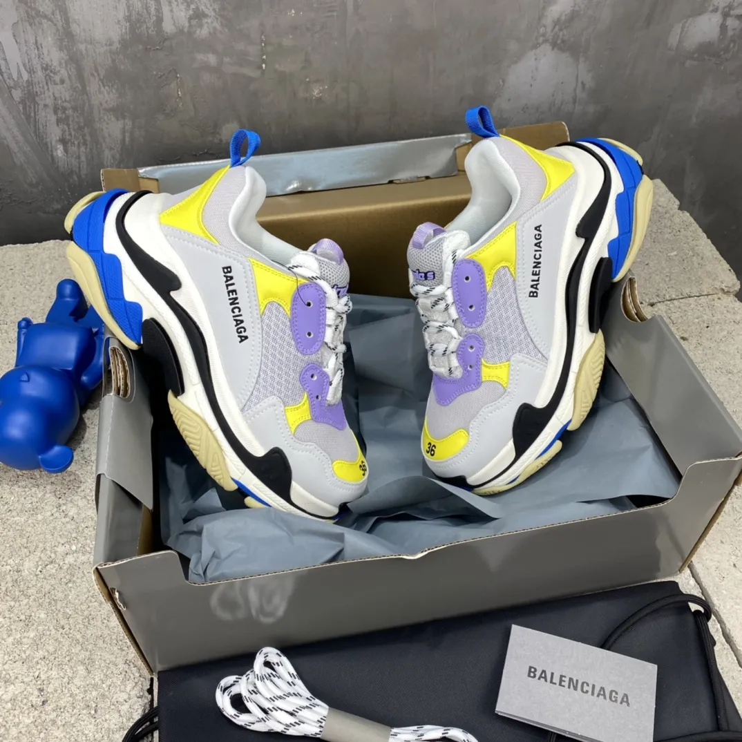Balenciaga Triple S Sneakers Purple Yellow – Replica Sneakers & Balenciaga Replica Shoes SmartChoice 772