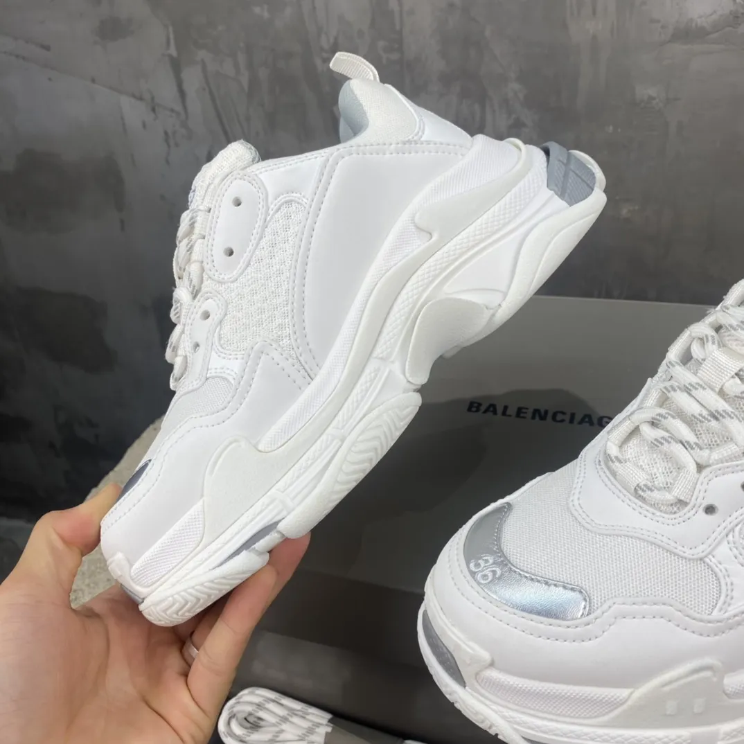 Tailored Balenciaga Triple S White Replica Sneakers –  Rep Shoes Collection 801