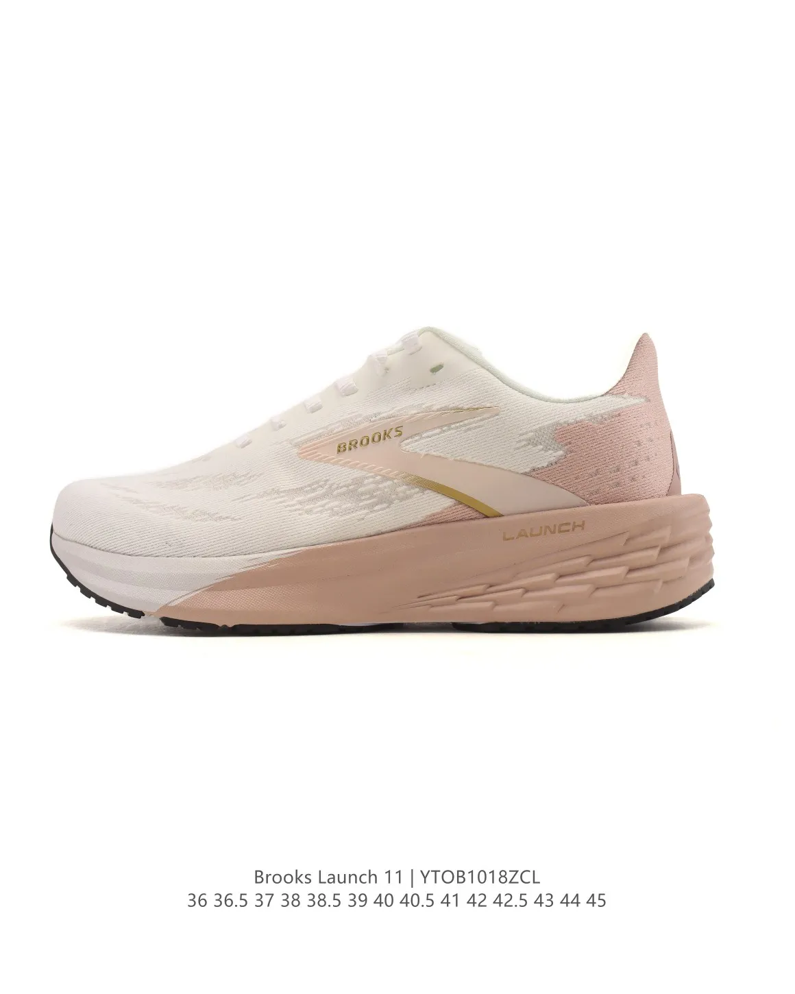 WrinkleFree Brooks Launch 11 Replica Running Shoes White Pink –  Rep Shoes 16