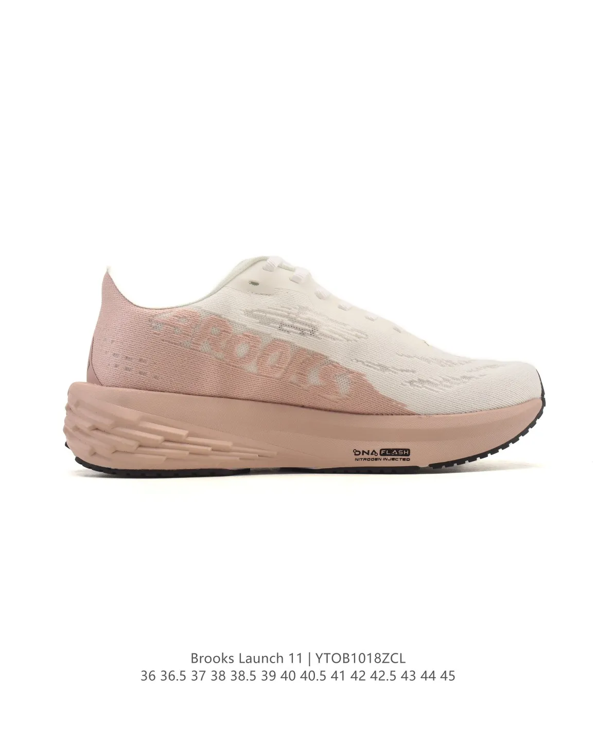 WrinkleFree Brooks Launch 11 Replica Running Shoes White Pink –  Rep Shoes 16