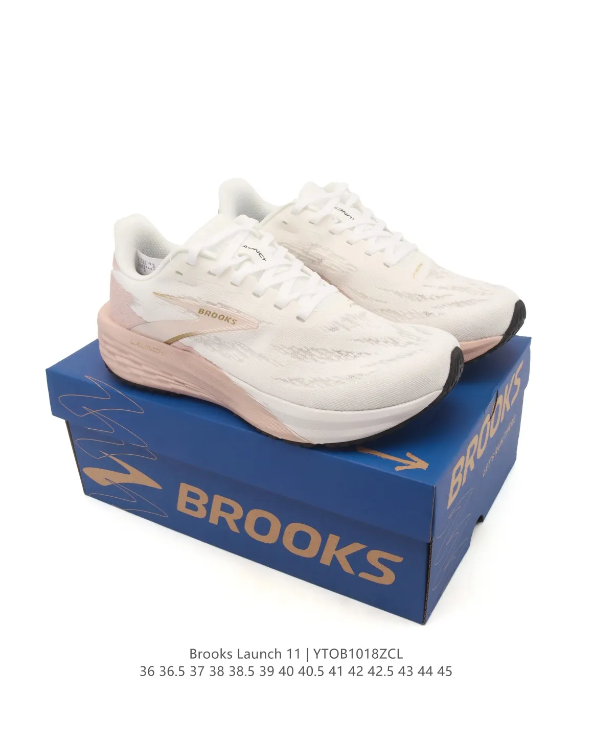 WrinkleFree Brooks Launch 11 Replica Running Shoes White Pink –  Rep Shoes 16