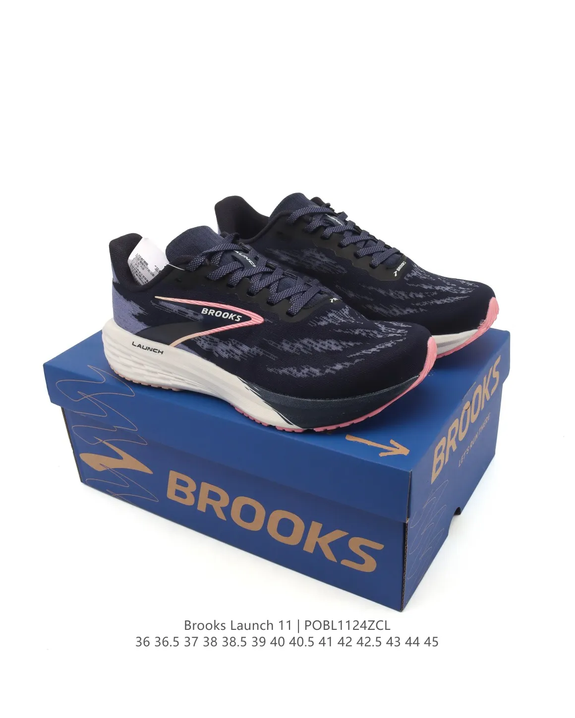 Brooks Launch 11 Running Shoes Black Pink – Replica Brooks Sneakers Resilient 14