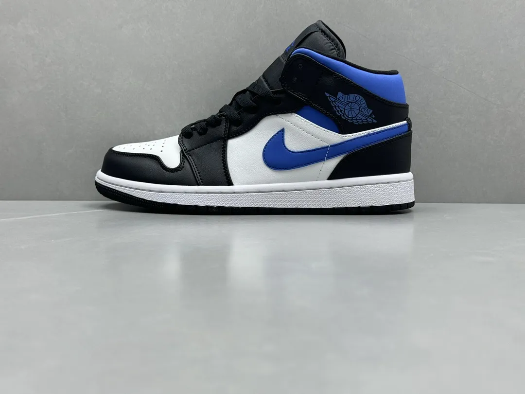 ChunYuan 230 AJ1 Zhongbang Pure  Version Black Blue High-Top Rep Shoes, Best Replica Sneakers, Size 36-46 (Including Half Sizes Bright 1315