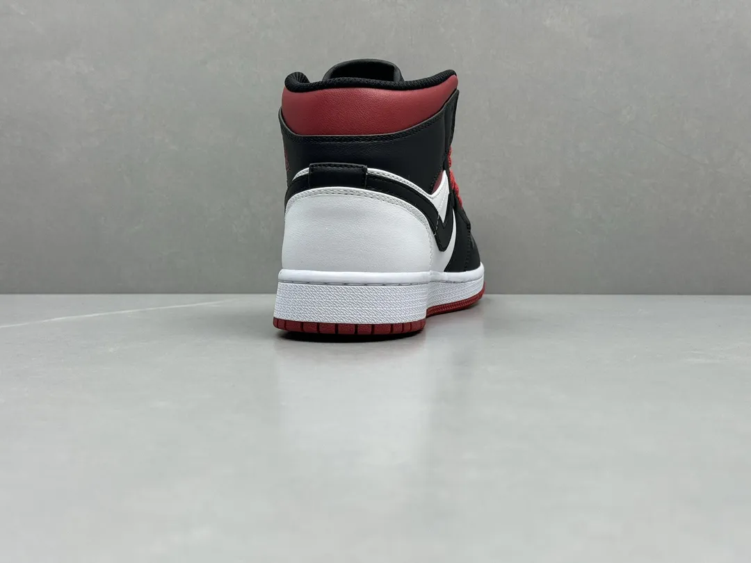 StreetReady ChunYuan 230 AJ1 Zhongbang Pure  Version Black White Red High-Top Rep Shoes – Best Replica Sneakers for Sale (Size 36- 1306