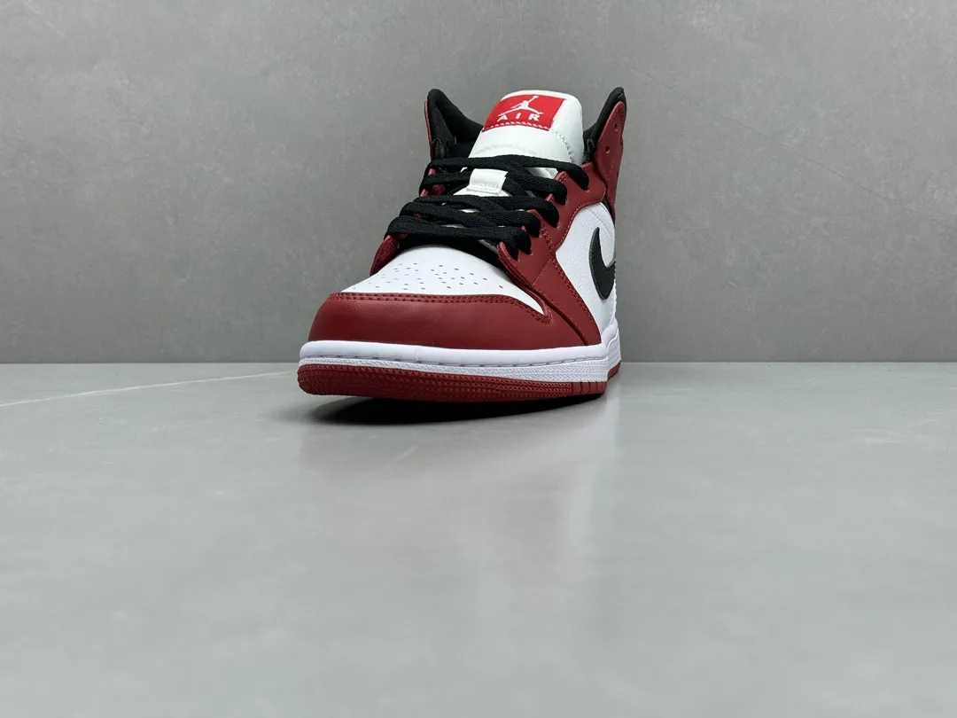 Affordable ChunYuan 230 AJ1 Zhongbang Pure  Version “Little Chicago” – Red White Black High-Top Rep Shoes, Top-Quality Best Replica Sneakers, Sizes 36-46 (Including Half Sizes 1297