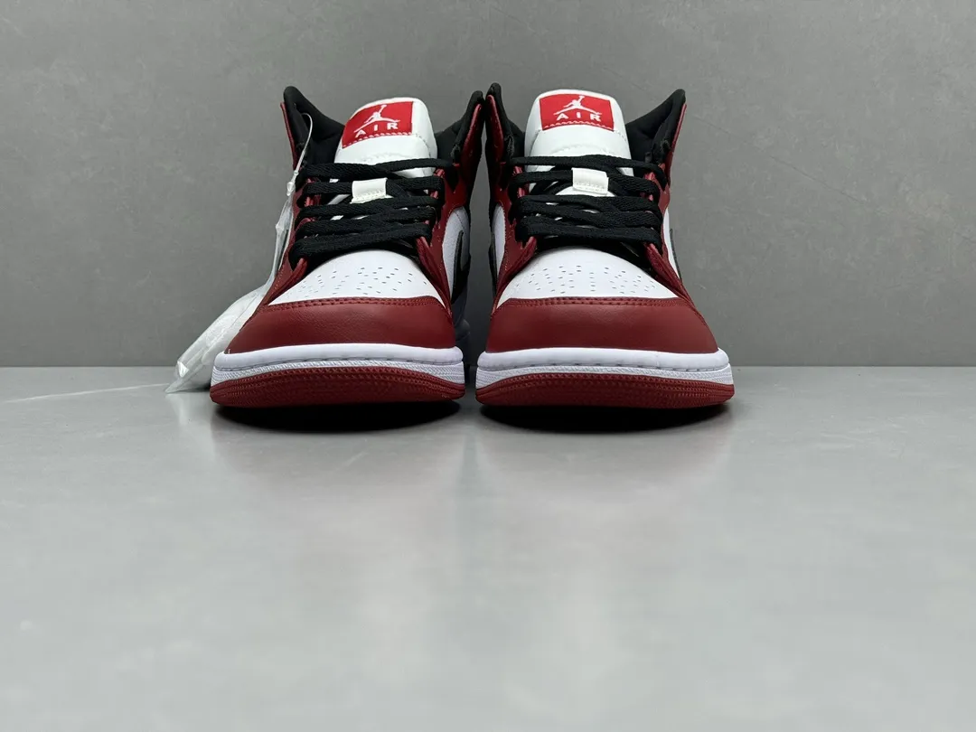 Affordable ChunYuan 230 AJ1 Zhongbang Pure  Version “Little Chicago” – Red White Black High-Top Rep Shoes, Top-Quality Best Replica Sneakers, Sizes 36-46 (Including Half Sizes 1297