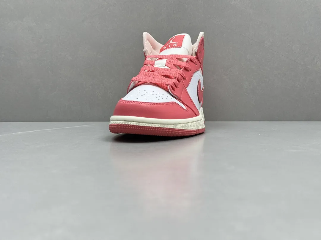 Breathable ChunYuan 230 AJ1 Zhongbang Pure  Version Pink Basketball Shoes, Top Rep Shoes, Best Replica Sneakers, Size 36-46 (Including Half Sizes 1308