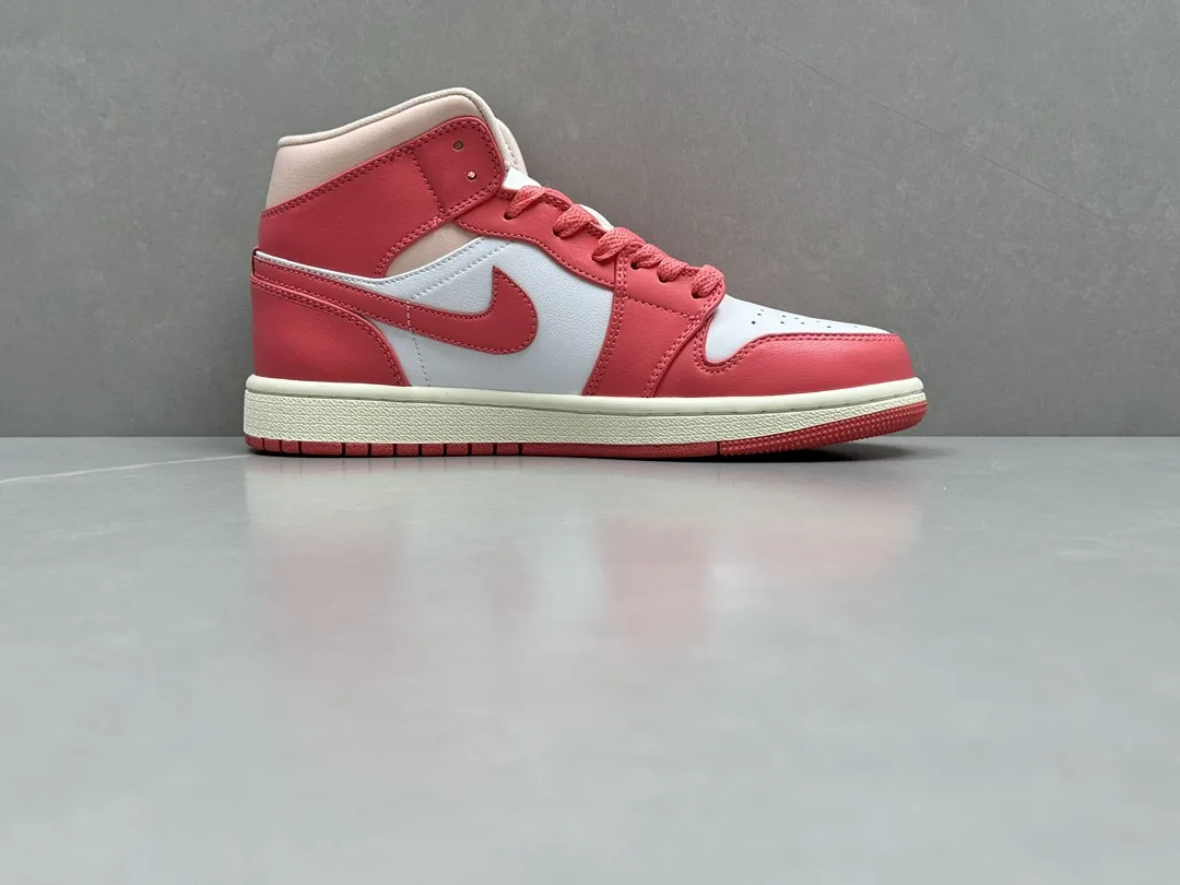 Breathable ChunYuan 230 AJ1 Zhongbang Pure  Version Pink Basketball Shoes, Top Rep Shoes, Best Replica Sneakers, Size 36-46 (Including Half Sizes 1308
