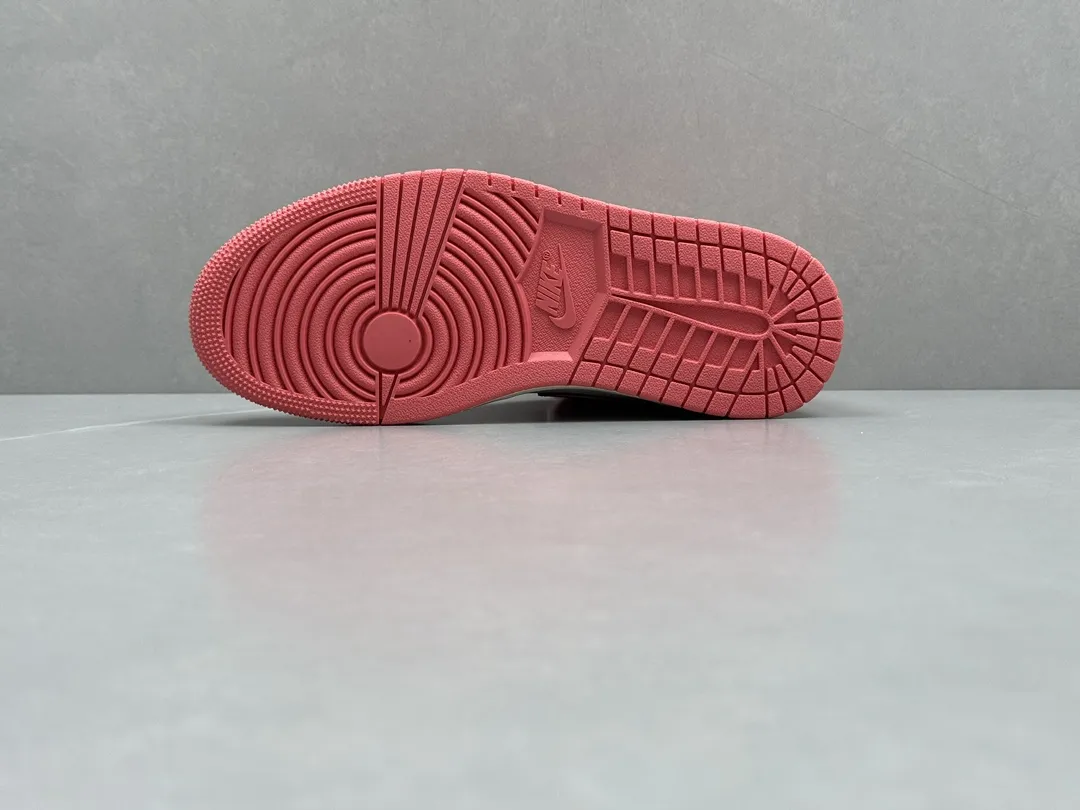 Breathable ChunYuan 230 AJ1 Zhongbang Pure  Version Pink Basketball Shoes, Top Rep Shoes, Best Replica Sneakers, Size 36-46 (Including Half Sizes 1308