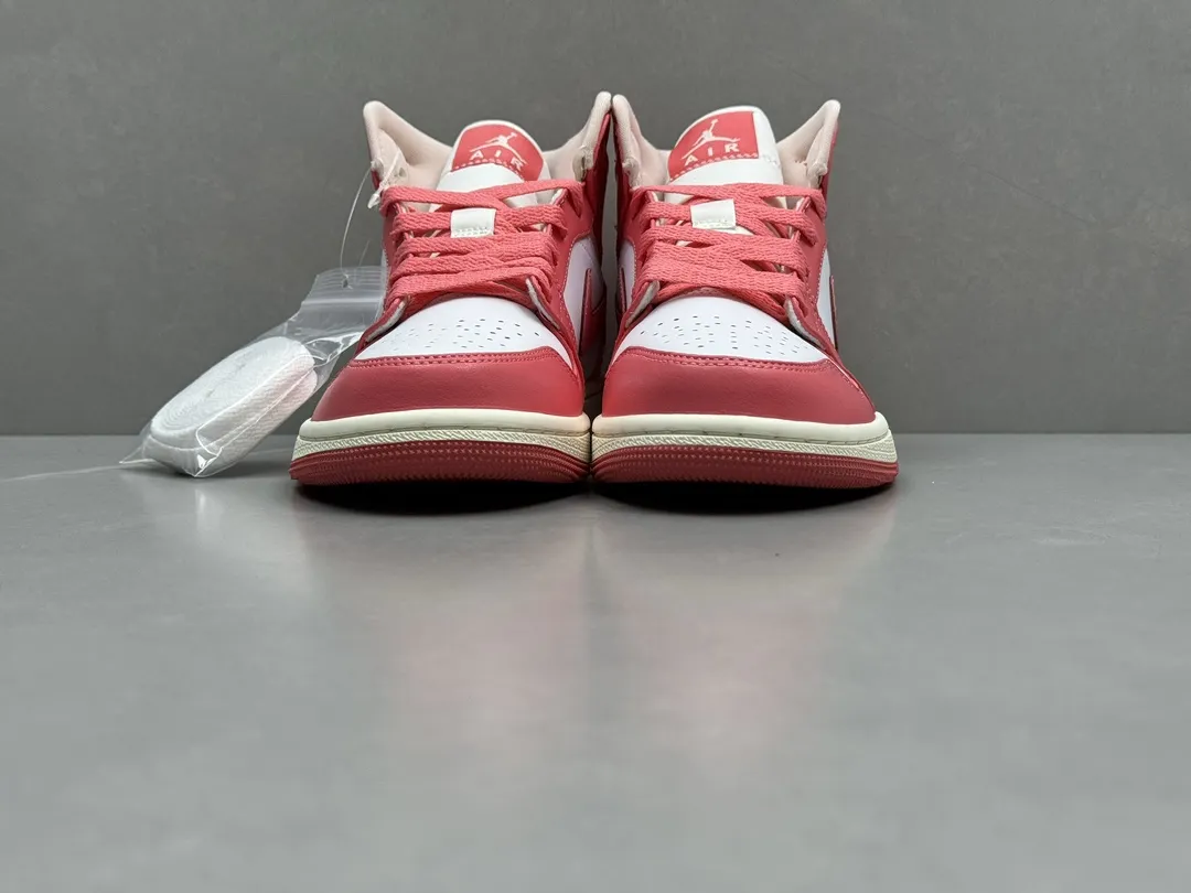 Breathable ChunYuan 230 AJ1 Zhongbang Pure  Version Pink Basketball Shoes, Top Rep Shoes, Best Replica Sneakers, Size 36-46 (Including Half Sizes 1308